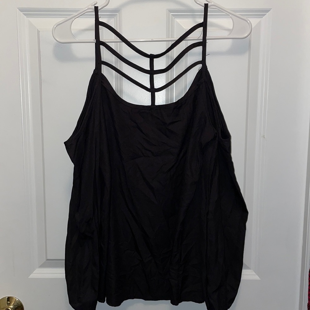 Strapped black top